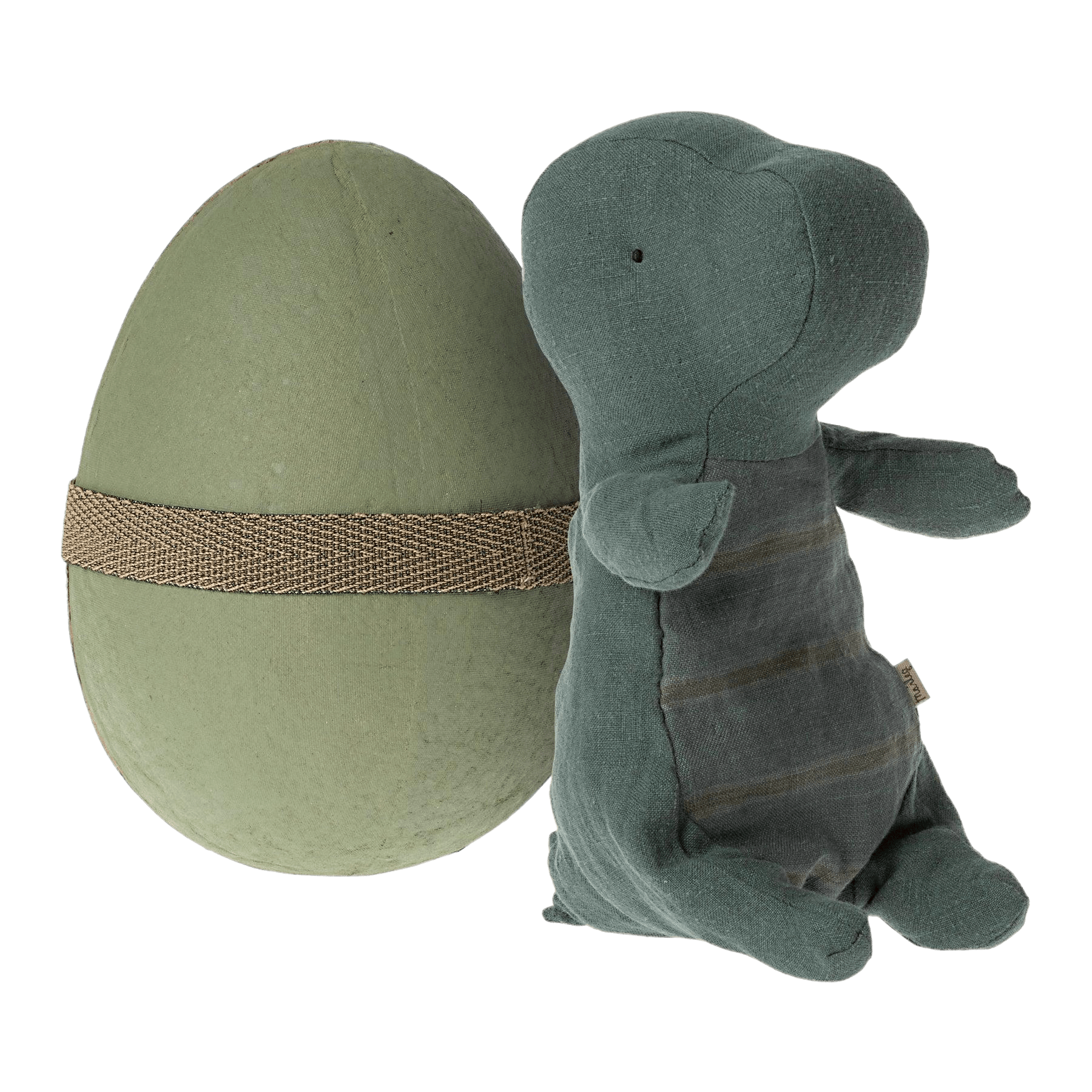 Gantosaurus in Egg, Small - Dark Petrol